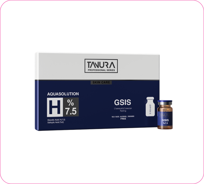 Химический и корректирующий пилинг GSIS H 7,5% (AQUASOLUTION GSIS (H %7,5) 8 мл * 5шт 642170040812