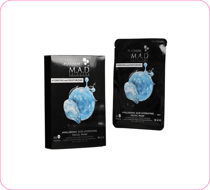 00698 Восстанавливающая маска-саше "Платинум" (Platinum Hyaluronic Acid Hydrating Facial Mask (5х30 ml) ) 5 шт 127124876532