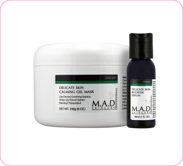 00206 Успокаивающая гелевая маска для ухода за чувствительной кожей+Сыворотка-бустер (Delicate Skin Calming Gel Mask+Delicate Skin Booster Serum ) 240 гр 30 мл 200767278752