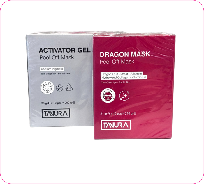 Маска альгинатная с активатором Драконий фрукт (DRAGON PEEL-OFF MASK) 21 г/ 90 г 10 шт 544866873962